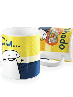 Caneca flork meme divertida cunhado você merece