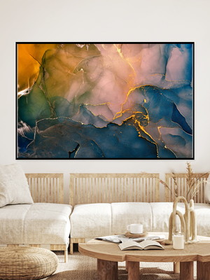 Quadro decorativo abstrato colorido 70x1,00