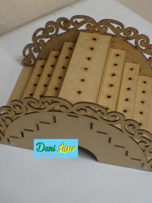 1 piruliteiro arabesco escada meia lua 180º decoracao mdf