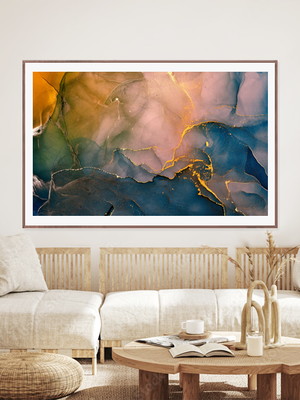 Quadro decorativo abstrato colorido 70x1,00