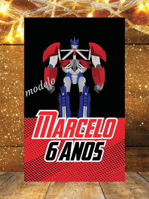 Adesivo tubete transformers
