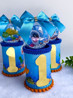 Cofrinho personalizado com esfera mundo bita
