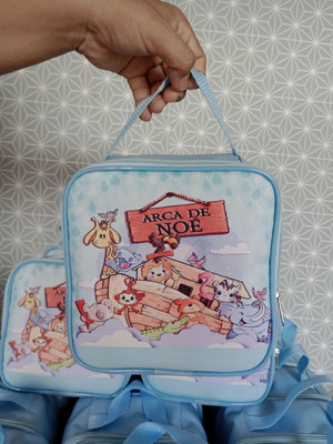 Bolsa personalizada maletinha arca de noé