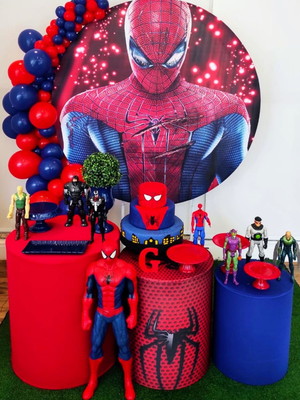Aluguel de decoração homem aranha