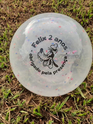 Bola tamanho 25 cm aprox. personalizada kit com 35 unids
