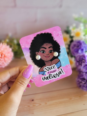 Tag para brinco de dia das mulheres