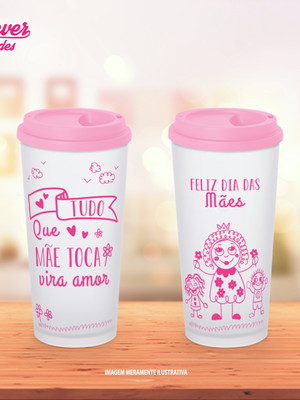 Copo eco cafe dia das maes