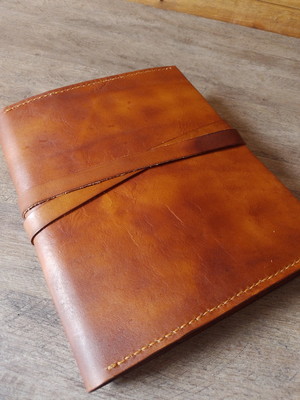 Capa de couro piccadilly para agenda ou caderno