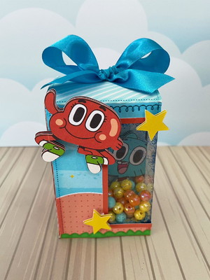 Caixa com visor gumball