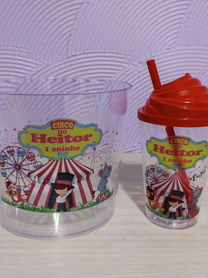 Kit pipoca com twister 300ml circo