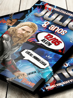 Convite digital thor