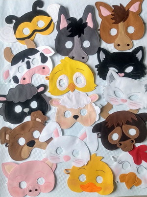 Máscaras fazendinha
