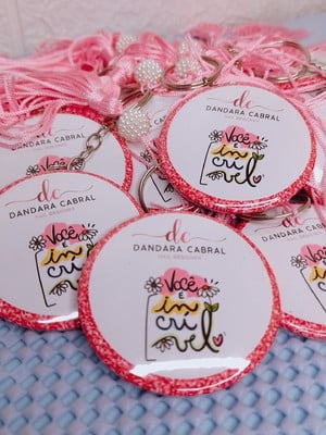 Chaveiro personalizado com pingente