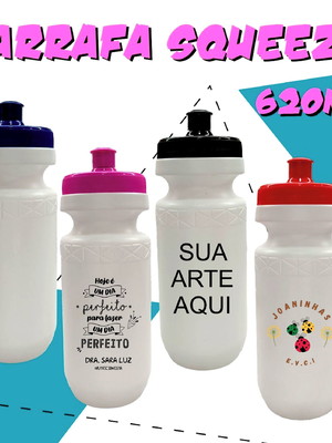 Squeeze de plástico - 620ml (personalizado)