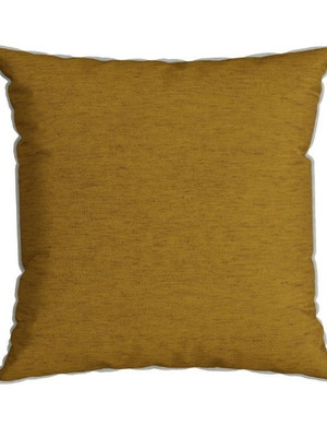 Almofada botanic ( capa ) linho com cordone - mostarda
