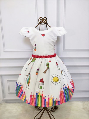 Vestido aquarela