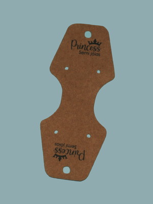 100 tags kraft gravatinha c sua marca para jóias/bijou dk01