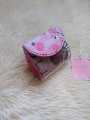 Porta moedas rosa