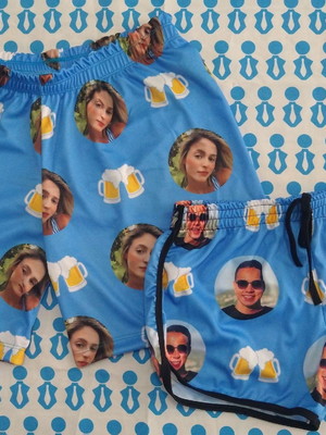 Short personalizado com foto