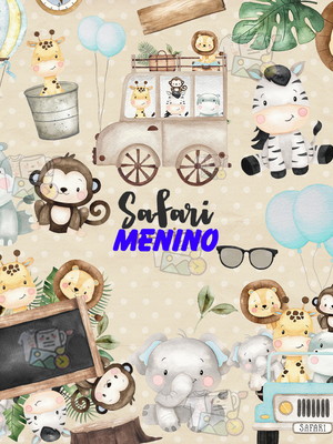 Super kit digital safari menino