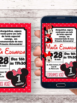 Convite virtual - minie vermelha 02