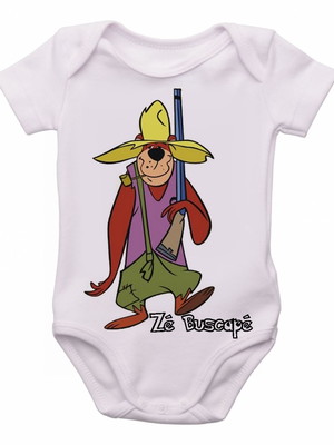 Body personalizado roupa de bebê zé buscapé espingarda