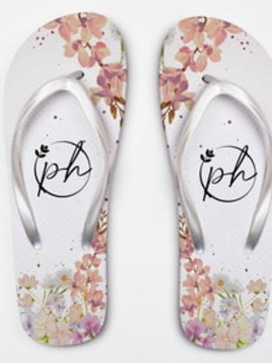 Chinelos personalizados casamento + embalagem para brinde