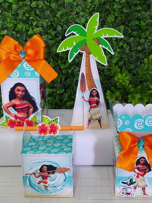 Kit personalizados moana ( 20 peças)