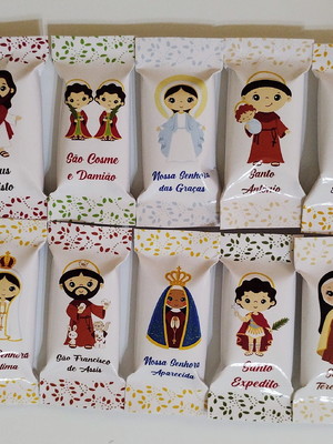 100 balas personalizadas santinhos 36 modelos