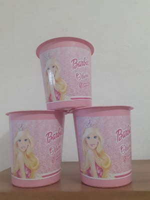 Baldinho de pipoca barbie