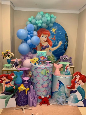Decoração a pequena sereia