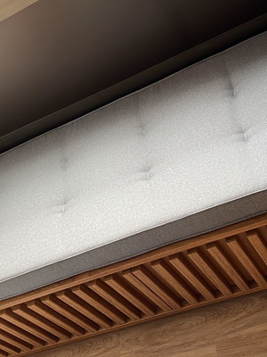 Futon almofada para banco sob medida
