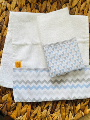 Kit toalhinha de bebê- 20 x 40 cm - 2 unidades