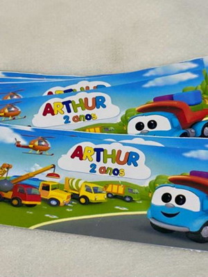 Rótulo coquinha léo e o caminhão