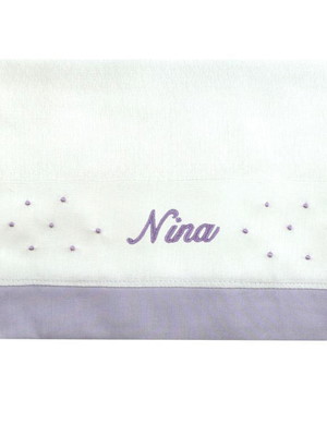 Kit fralda personalizada lilás - 3 unidades
