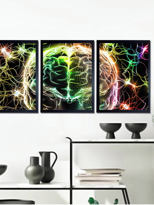 Quadros psicologia terapia saúde mental anatomia