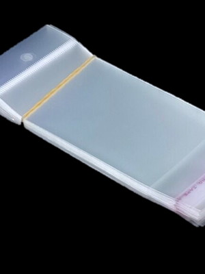Saco adesivado 10x15 plastico transparente solapa 500 un.