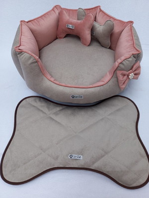 Cama para pets redonda 70x70 tapete