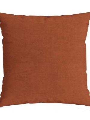 Almofada finesse (capa) veludo luxor - terracota