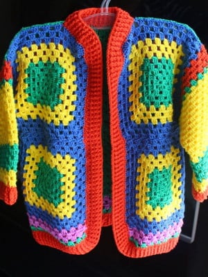 Cardigan em crochê
