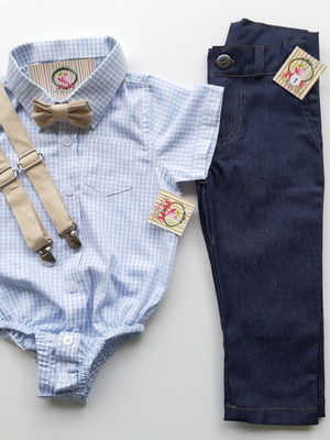 Conjunto fazendinha com calça