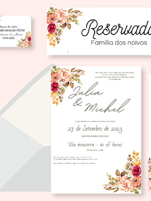 Identidade visual completa para casamento
