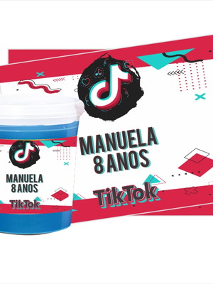 Adesivo slime tik tok