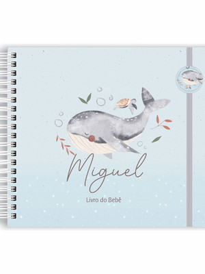 Livro do bebê baleia fundo do mar