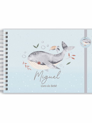Livro do bebê baleia fundo do mar