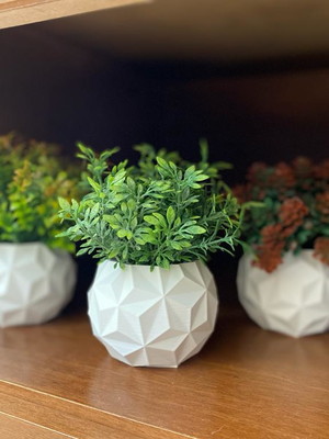 Kit 3 mini vasos cachepot para plantas