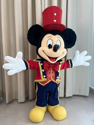 Figurino mickey circo magico - tamanho adulto