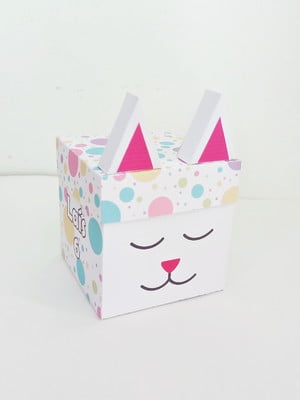 Caixa miau miau a casa mágica da gabby