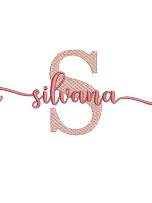 Matriz de bordado - silvana (fazemos qualquer nome)