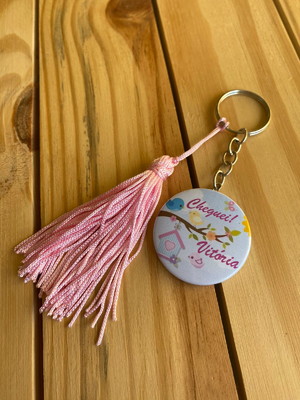 Chaveiro jardim com franja